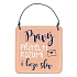 Nekupto Plaque Square A true friend understands you even without words 7 x 7 x 0.5 cm