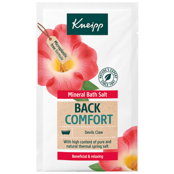 Kneipp Back Comfort bath salt relieves 60 g of back and neck pain