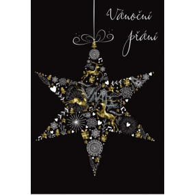 Albi Glowing envelope card Christmas card Star 14.8 x 21 cm
