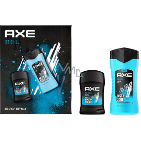 Ax Ice Chill 3 in 1 shower gel 250 ml + deodorant stick 50 ml, cosmetic set for men