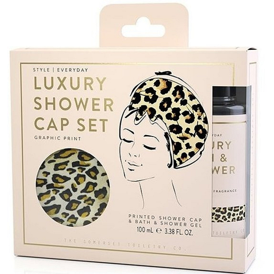 Somerset Toiletry Piňa Colada shower gel 100 ml + bathing cap, cosmetic set for women