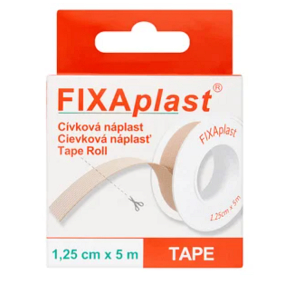 Fixaplast Coil patch for securing dressing material 1,25 cm x 5 m 1 piece
