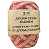 Albi Jute ribbon Natural with red border 5 m