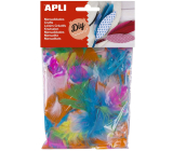 Apli Feathers 14 g mix of colours