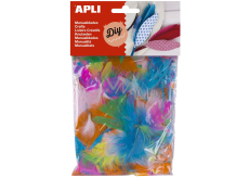 Apli Feathers 14 g mix of colours