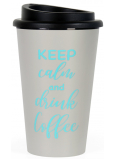 Albi Eco Travel thermos Keep calm and drink coffee 350 ml