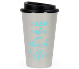 Albi Eco Travel thermos Keep calm and drink coffee 350 ml