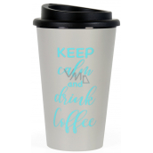 Albi Eco Travel thermos Keep calm and drink coffee 350 ml