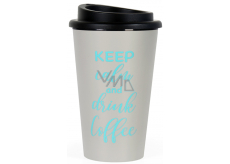 Albi Eco Travel thermos Keep calm and drink coffee 350 ml