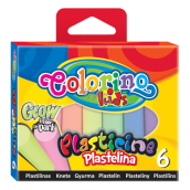 Colorino Glow-in-the-dark modelling kit 6 colours