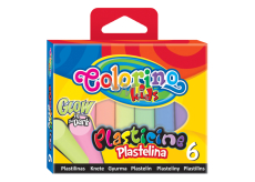 Colorino Glow-in-the-dark modelling kit 6 colours