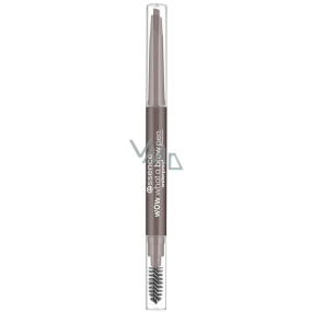 Essence Wow What a Brow Waterproof Eyebrow Pencil with Brush 01 Light Brown 0,2 g