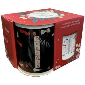 Albi Changing mug Grandfather crossword 310 ml Christmas edition