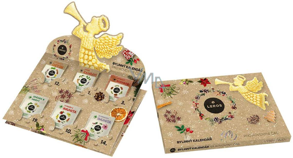 Leros Advent calendar collection of herbal teas 24 pieces VMD