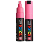 Posca Universal acrylic marker with wide, cut tip 8 mm Pink PC-8K