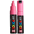 Posca Universal acrylic marker with wide, cut tip 8 mm Pink PC-8K