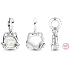 Sterling silver 925 My kitty - my best friend, 2in1 pendant for pet bracelet