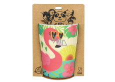 Albi Cheerful cup - No text - flamingos, 250 ml