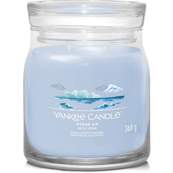 Yankee Candle Ocean Air - Ocean Air scented candle Signature medium glass 2 wicks 368 g