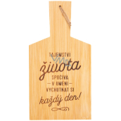 Albi Board with dedication The Secret of Life 14 x 26,5 x 1 cm