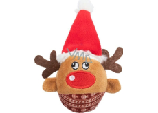 Trixie Xmas Reindeer Christmas plush ball reindeer, rattling 6 x 12 cm