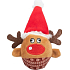 Trixie Xmas Reindeer Christmas plush ball reindeer, rattling 6 x 12 cm