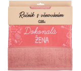 Albi Gift towel - Perfect Woman pink 50 x 90 cm