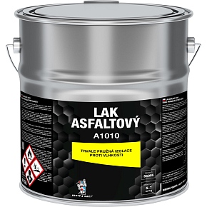 A1010 Asphalt Lacquer Insulating Coat, Black, 9 kg
