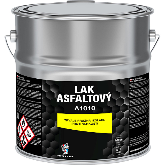 A1010 asphalt paint insulating coating, black, 9 kg