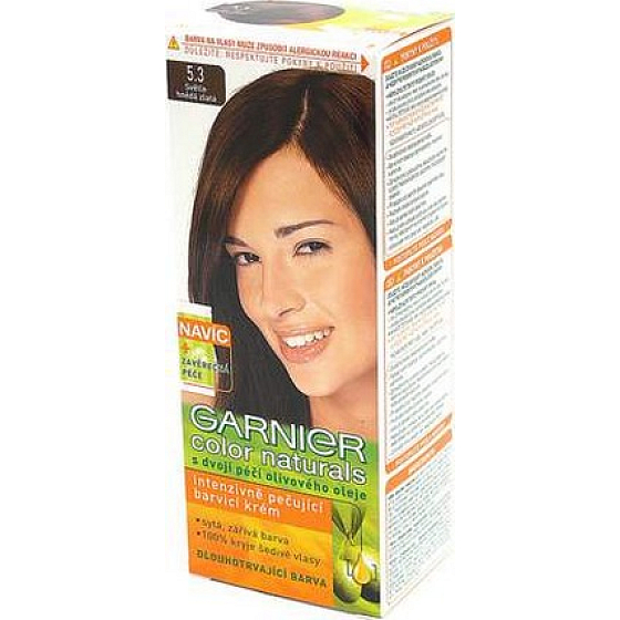 Garnier Color Naturals Hair Color 5.3 Light Brown Gold