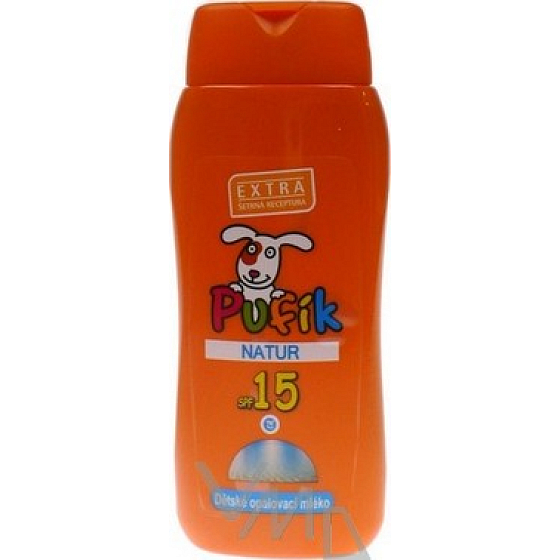 Mika Puff Natur SPF15 sun lotion for children 300 ml