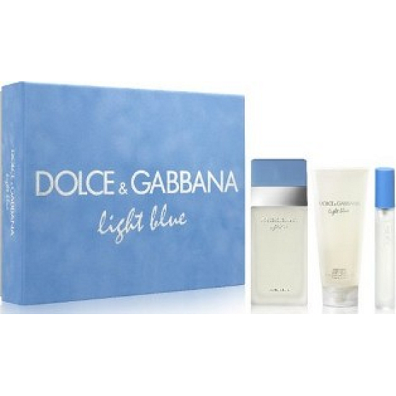 Dolce & Gabbana Light Blue EdT 50 ml Eau de Toilette + 50 ml Body Lotion + 7.4 ml Eau de Toilette Gift Set