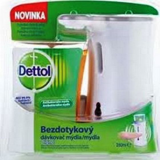 Dettol Original non-contact soap dispenser, machine + antibacterial refill with soap