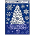 Window foil without glue fine tree 42 x 30 cm