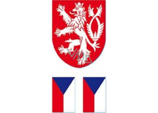 Arch Tattoo decals for face and body Czech flag 5 motif