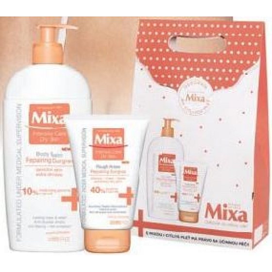 Mixa Repairing Body care regenerative body lotion 400 ml + regenerative care 100 ml, cosmetic set