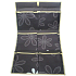 Handkerchief for hanging fabric brown 59 x 35 cm 1 piece 674