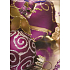 Nekupto Gift paper bag 32.5 x 26 x 13 cm Purple flasks