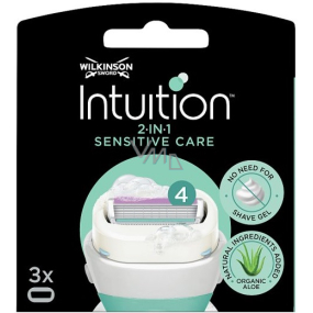 Wilkinson Intuition Sensitive Care Aloe + Vitamin B5 replacement head for women 3 pieces