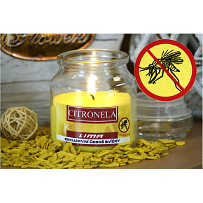 Lima Aroma Dreams Citronella repellent aromatic candle glass with lid 120 g