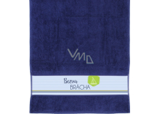 Albi Towel Crack brother dark blue 90 cm × 50 cm