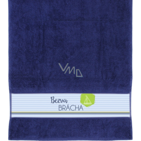 Albi Towel Cool Brother Dark Blue 90 cm × 50 cm