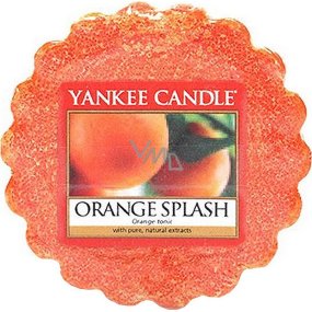 Yankee Candle Orange Splash - Orange juice fragrant wax for aroma lamps 22 g