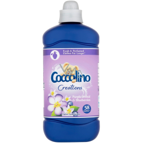 Coccolino Creations Purple Orchid & Blueberry concentrated fabric softener 58 doses 1.45 l