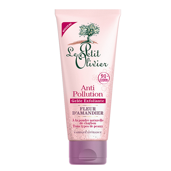 Le Petit Olivier Almond Blossom Cleansing Exfoliating Face Gel for Sensitive Skin 75 ml