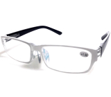 Berkeley Reading glasses +2.5 plastic white, black sides 1 piece MC2062