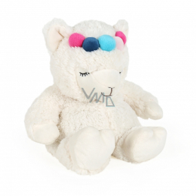 Albi Warm plush with scent of Lavender Llama white with headband 25 x 20 cm 750 g