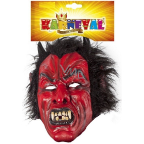 Devil / devil mask with hair