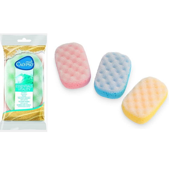 Calypso Passion Essentials Vitality bath sponge various colors 1 piece