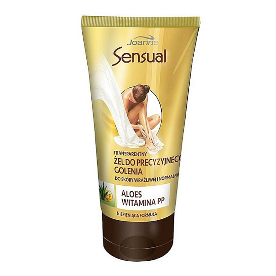Joanna Sensual Aloe Vera transparent gel for precise shaving 150 g